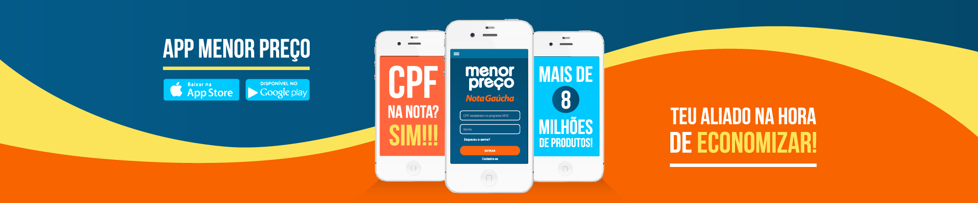 Banner do app Menor Preço
