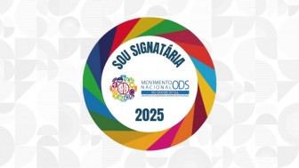 Selo de empresa signatária devido ao compromisso assumido pela Procergs