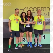 Os funcionários da Procergs Dhiully Alves, Júlia Pontes e César Demin receberam a premiação em nome da empresa