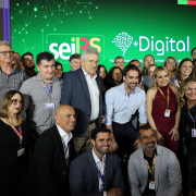 Integrantes da Procergs e da SPGG estiveram no ato