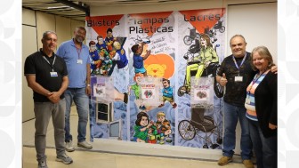 Ant&ocirc;nio Pereira, Marcelo Assis, Sidney Martins e Silvia Brand&atilde;o do Setor de RSS